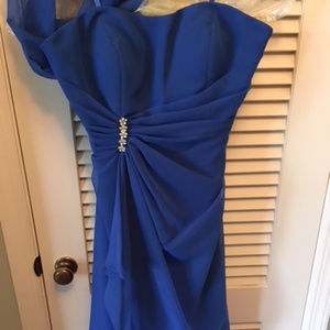 Blue Mori Lee Bridesmaid or Prom Dress size 11/12